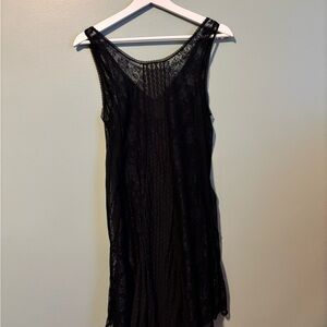 Free People Black Lace Dress